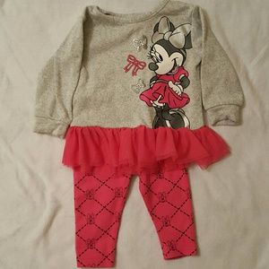 DISNEY BABY GIRL OUTFIT SET